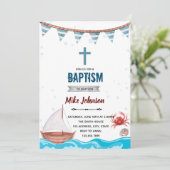 Nautisch baptisme kaart (Staand voorkant)