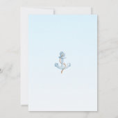 Nautisch Beer Boy Baby Shower Uitnodigingen (Achterkant)