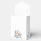 Nautisch Beer gunstbox (Boy Baby shower) Bedankdoosjes (Geopend)
