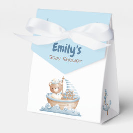 Nautisch Beer gunstbox (Boy Baby shower) Bedankdoosjes