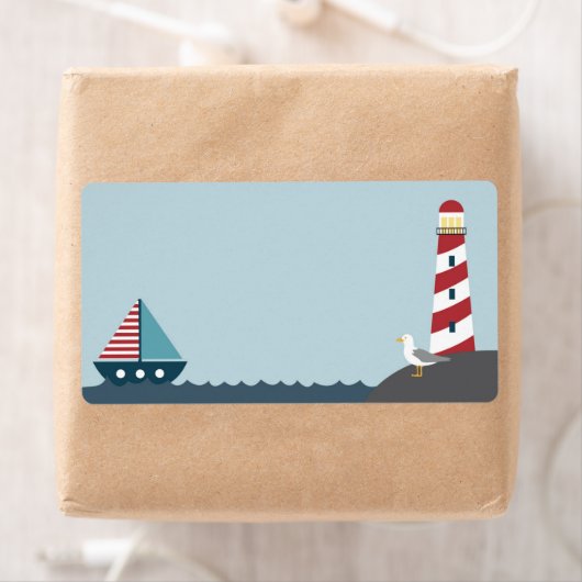 Nautisch blanco etiket (Insitu)