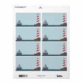 Nautisch blanco etiket (Full Sheet)