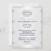 Nautisch Blauw Anker Silver Wt BG V Vrijgezellenfe Kaart (Achterkant)