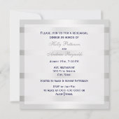 Nautisch Blauw Anker Zilver WT BG SQ Repetitie DIN Kaart (Achterkant)