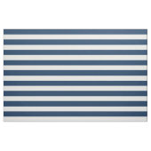 Nautisch blauw en wit 1 inch gestreept stof (Fat Quarter)