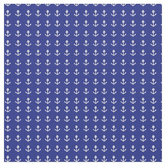 Nautisch blauw en wit stof (Close Up)
