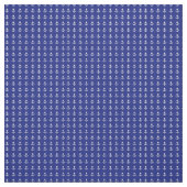 Nautisch blauw en wit stof (Swatch)