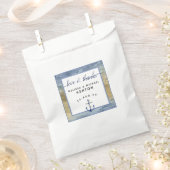 #nautisch blauw & goud #ankerevenement #bruiloft bedankzakje (Geknipt)