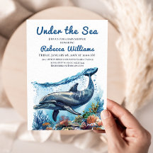 Nautisch blauw jongetje onder het Zeeen Baby showe