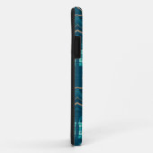 Nautisch blauw ontwerp Case-Mate iPhone case (Achterkant/rechts)