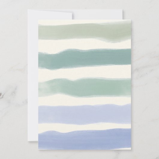 Nautisch Blauwe Baby aan boord Eenvoudige Jongensd Kaart (Achterkant)