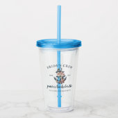 Nautisch Bloemanker | Monogramme Hen Party Acryl Drinkbeker (Voorkant)