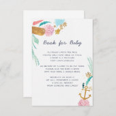 Nautisch boek voor Baby Informatiekaartje (Voorkant / Achterkant)