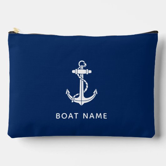 Nautisch bootanker aangepast modern cruise etui (Voorkant)