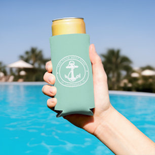 Nautisch Bootanker Familie Strandtrip Seltzer Blikjeskoeler
