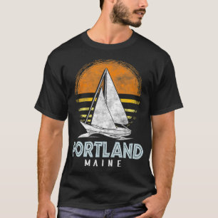 nautisch bootontwerp Portland Maine jacht T-shirt