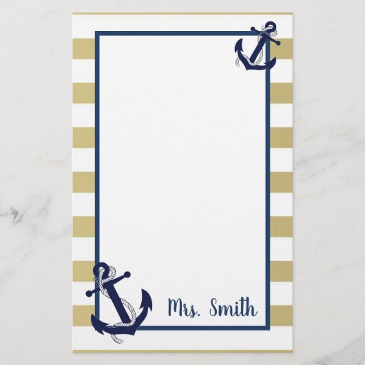 Nautisch Briefpapier (Voorkant)