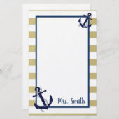 Nautisch Briefpapier (Voorkant / Achterkant)