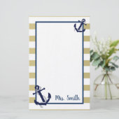 Nautisch Briefpapier (Staand voorkant)