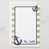 Nautisch Briefpapier (Voorkant / Achterkant)