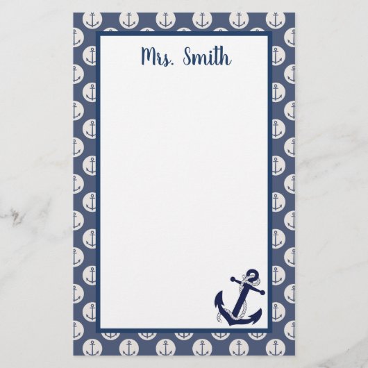 Nautisch Briefpapier (Voorkant)