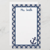 Nautisch Briefpapier (Voorkant / Achterkant)