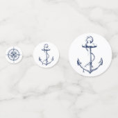 Nautisch Bruidsfeest Confetti (Achterkanten)