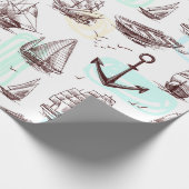 Nautisch Cadeaupapier (Hoek)