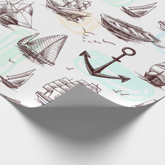 Nautisch Cadeaupapier (Hoek)