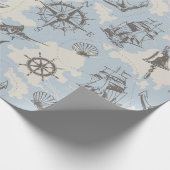 Nautisch Cadeaupapier (Hoek)