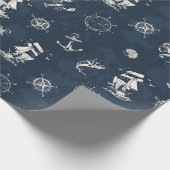 Nautisch Cadeaupapier (Hoek)