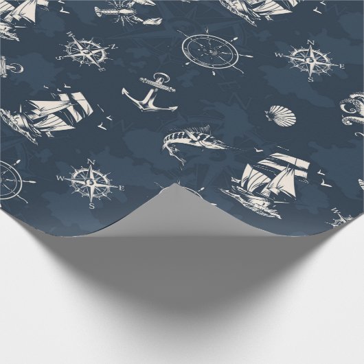 Nautisch Cadeaupapier (Hoek)