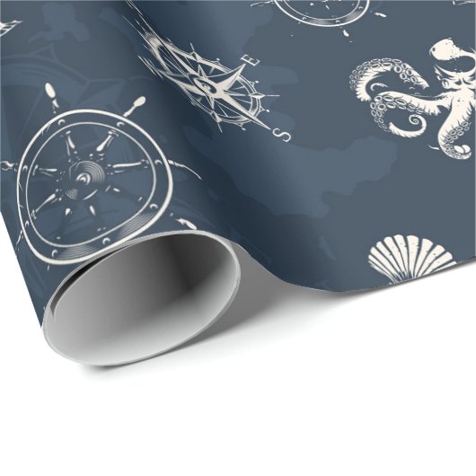 Nautisch Cadeaupapier (Rol Hoek)