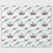 Nautisch Cadeaupapier (Vlak)
