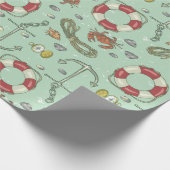 Nautisch Cadeaupapier (Hoek)