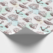 Nautisch Cadeaupapier (Hoek)