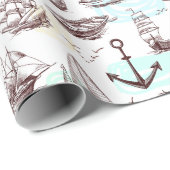 Nautisch Cadeaupapier (Rol Hoek)