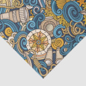 nautisch cadeaupapier tissuepapier (Detail)