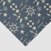 nautisch cadeaupapier tissuepapier (Detail)