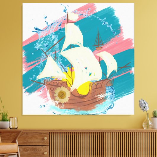 nautisch canvas afdruk (Insitu (Woonkamer))