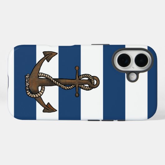 Nautisch Case-Mate iPhone Case (Achterkant (horizontaal))