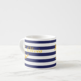 Nautisch chic espressiekop espresso kop