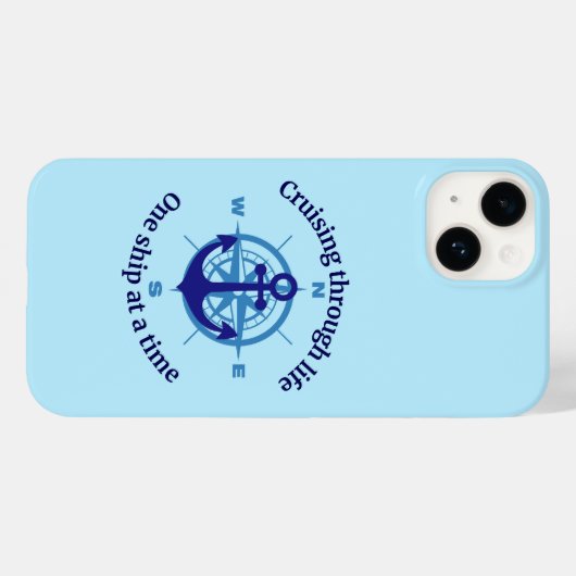 Nautisch cruiseleven Case-Mate iPhone case (Achterkant (horizontaal))