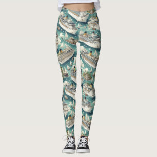 Nautisch cruiseschip leggings
