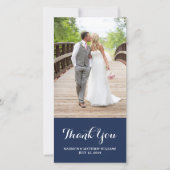 nautisch | Dank je wel fotokaart Bedankkaart (Voorkant)