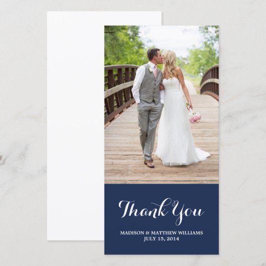 nautisch | Dank je wel fotokaart Bedankkaart (Voorkant / Achterkant)