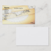 Nautisch diagram visitekaartje (Voorkant / Achterkant)