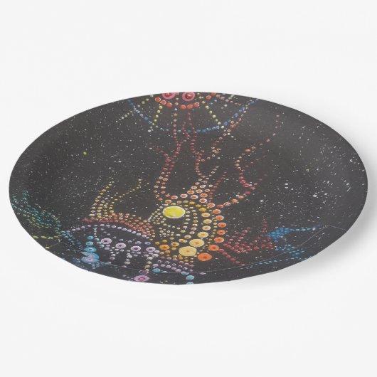 Nautisch draailicht papieren bordje (Gekanteld)