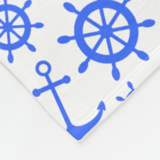 Nautisch Fleece Deken (Hoek)