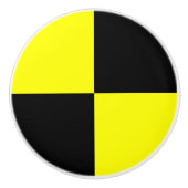 Nautisch gebarenteken Vlaggenbrief L Lima Keramische Knop (Voorkant)